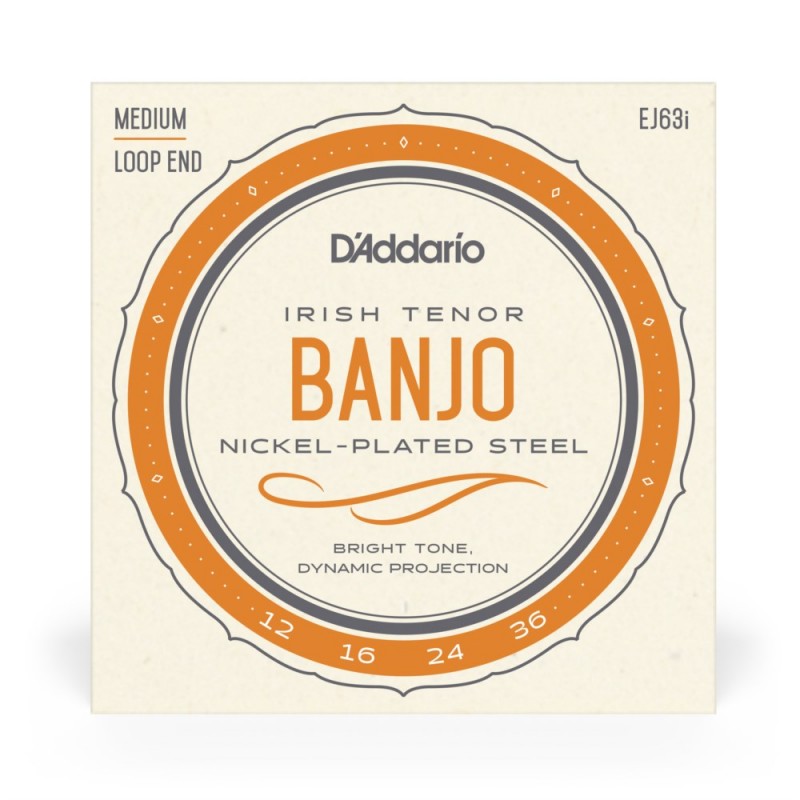 D'Addario EJ63I - Struny do banjo Irish Tenor (9-30) - 2
