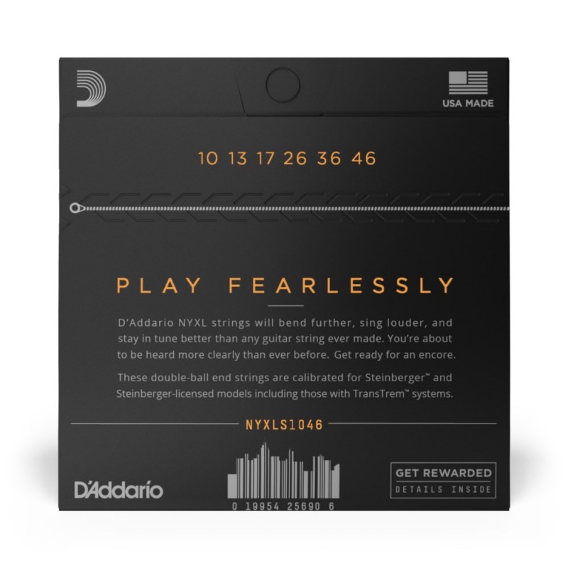 D'Addario NYXLS1046 - Struny do gitary elektrycznej (10-46) - 3
