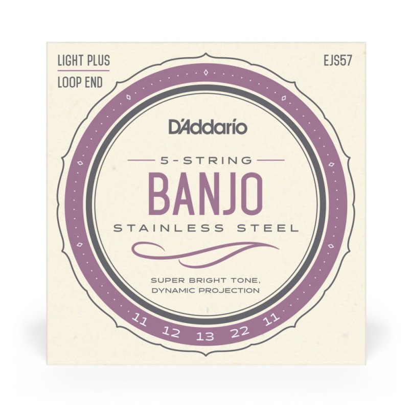 D'Addario EJS57 - Struny do banjo 5-strunowe (11-22) - 2