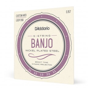 D'Addario EJ57 - Struny do banjo 5-strunowe (11-22) - 1