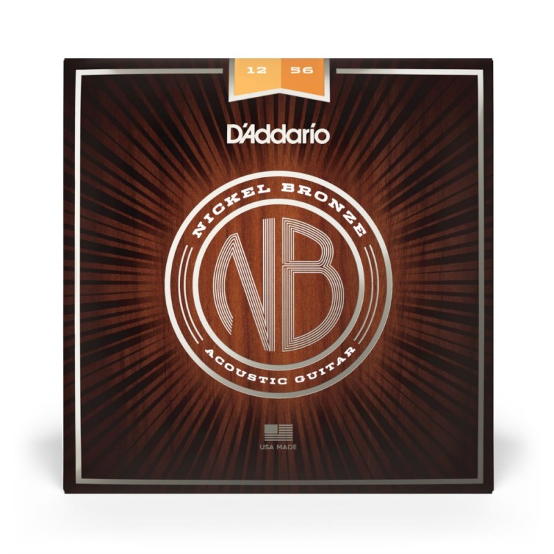 D'Addario NB1256 - Struny do gitary akustycznej (12-56) - 2