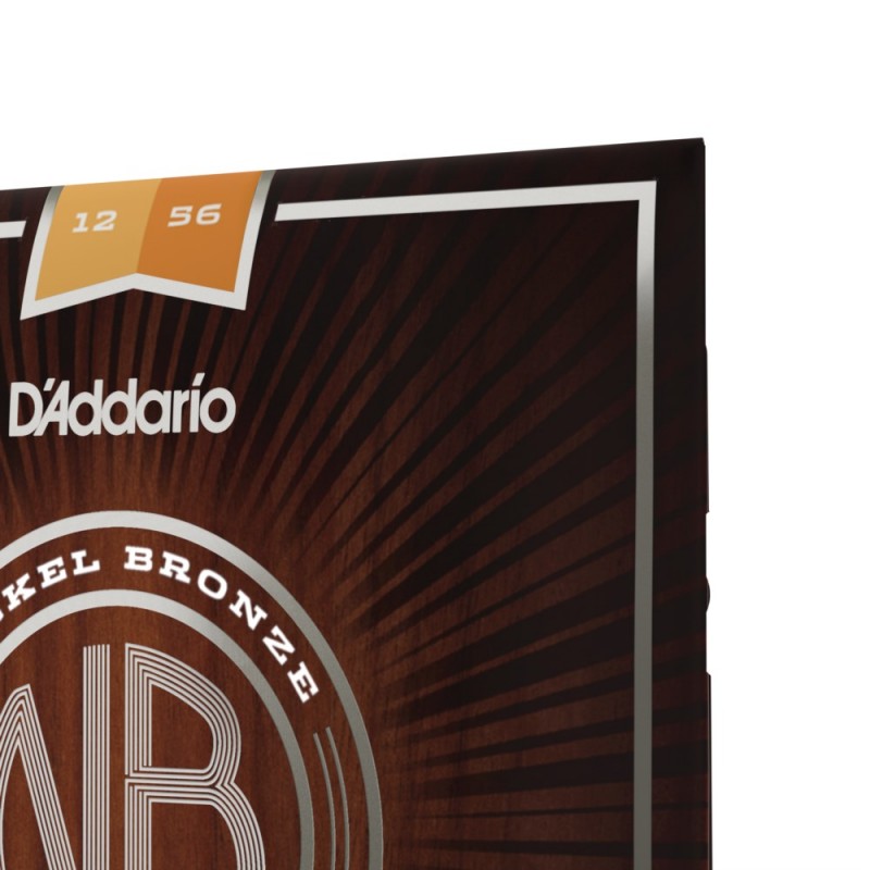 D'Addario NB1256 - Struny do gitary akustycznej (12-56) - 4