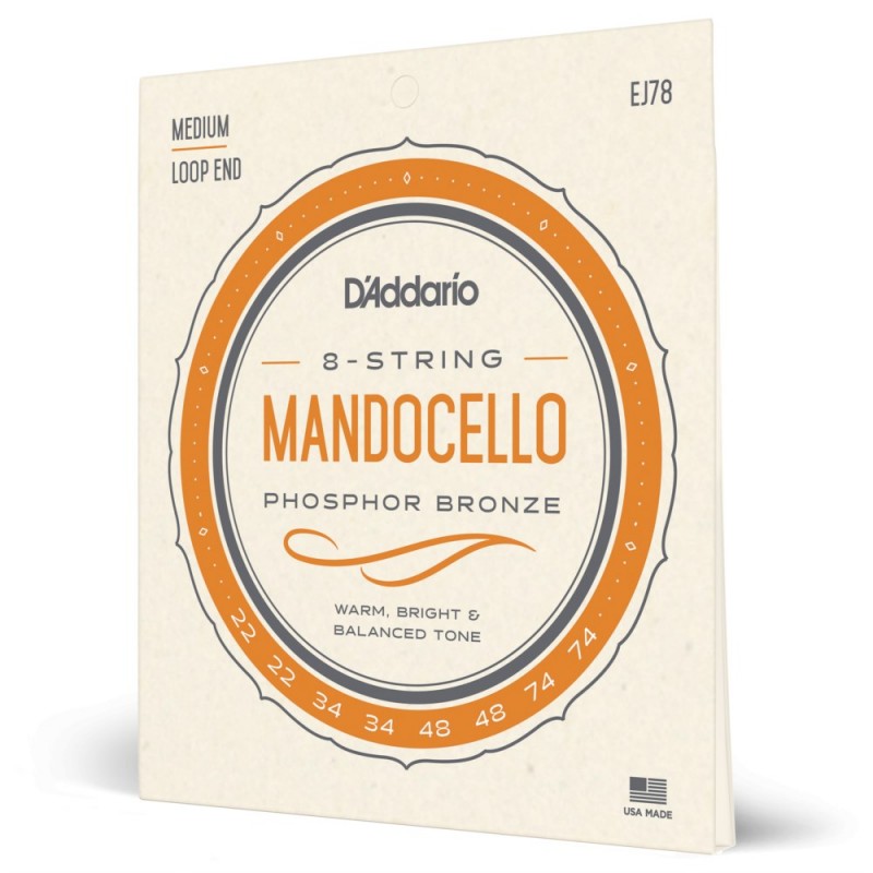 D'Addario J78 - Struny do Mandocello (22-74) - 1