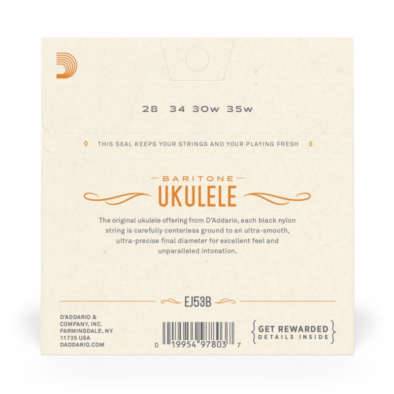 D'Addario EJ53B - Struny do ukulele - 3