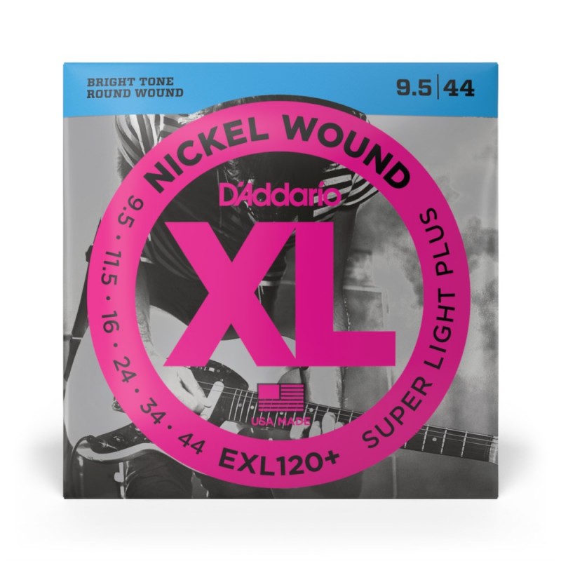 D'Addario EXL120+ - Struny do gitary elektrycznej (9.5-44) - 2