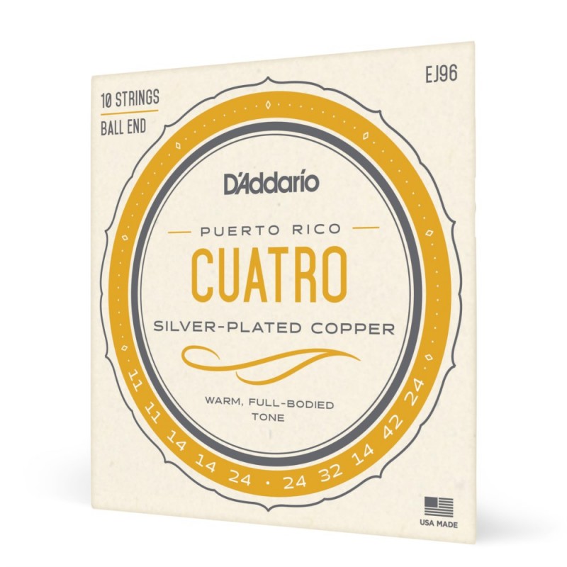 D'Addario EJ96 - Struny Cuatro-Puerto Rico - 1
