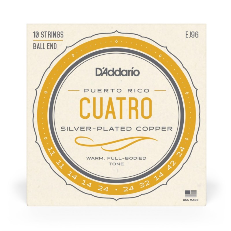 D'Addario EJ96 - Struny Cuatro-Puerto Rico - 2