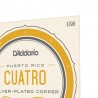 D'Addario EJ96 - Struny Cuatro-Puerto Rico - 4