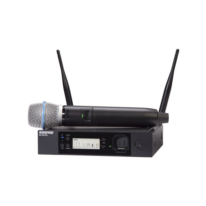 Shure GLXD24R+/B87A - system bezprzewodowy rack - 1