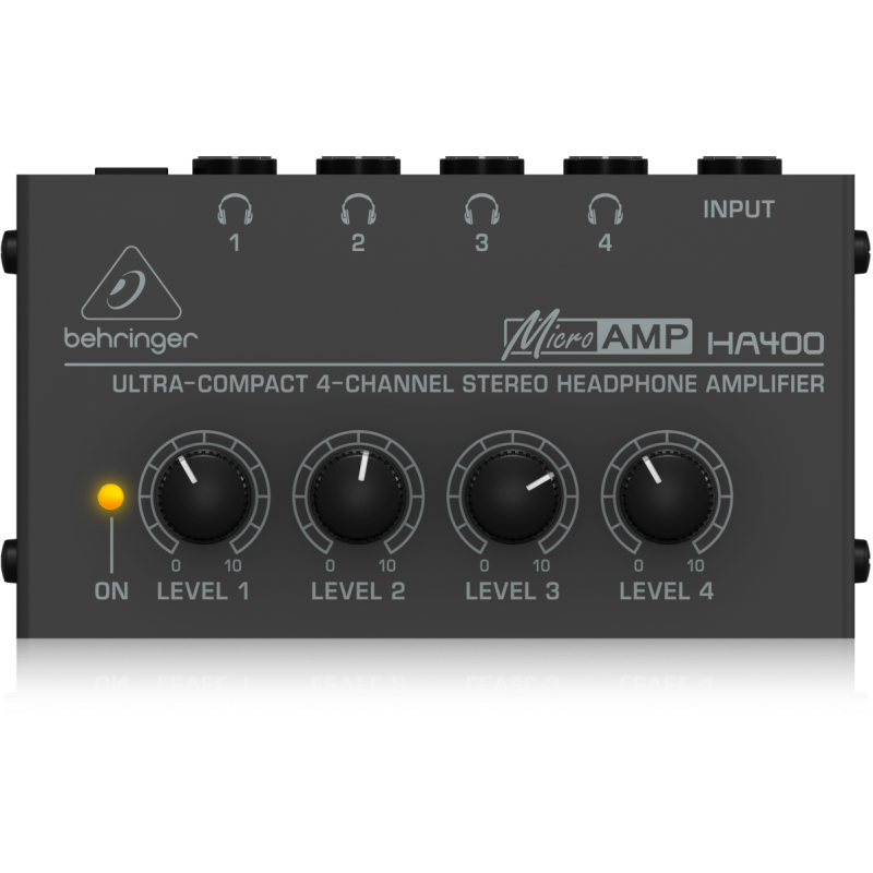 Behringer Pro MICROAMP HA400 - wzmacniacz słuchawkowy - 1