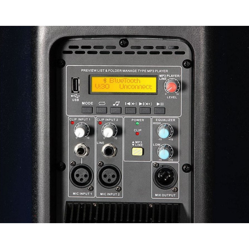 NOVOX NV15 - kolumna aktywna MP3 / bluetooth - 4