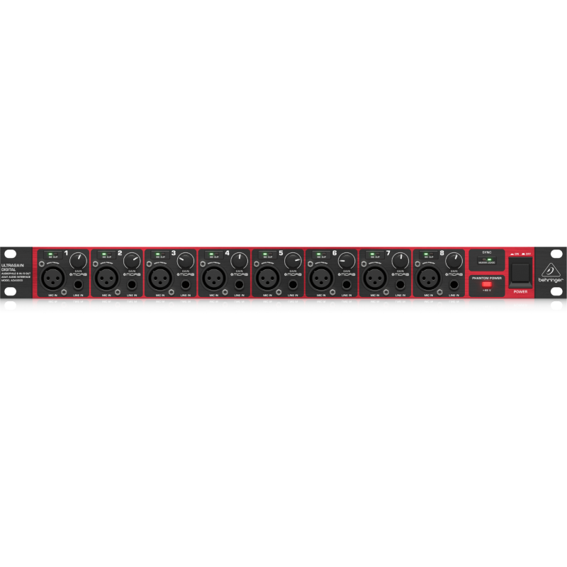 Behringer ULTRAGAIN DIGITAL ADA8200 - konwerter - 2