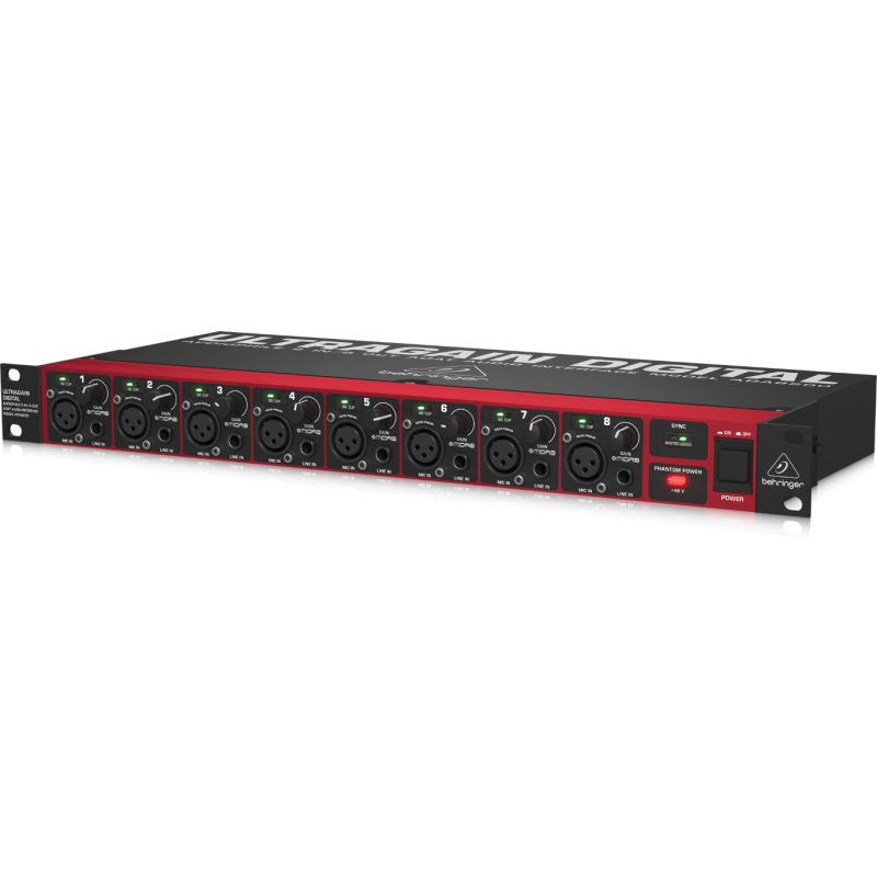 Behringer ULTRAGAIN DIGITAL ADA8200 - konwerter - 4