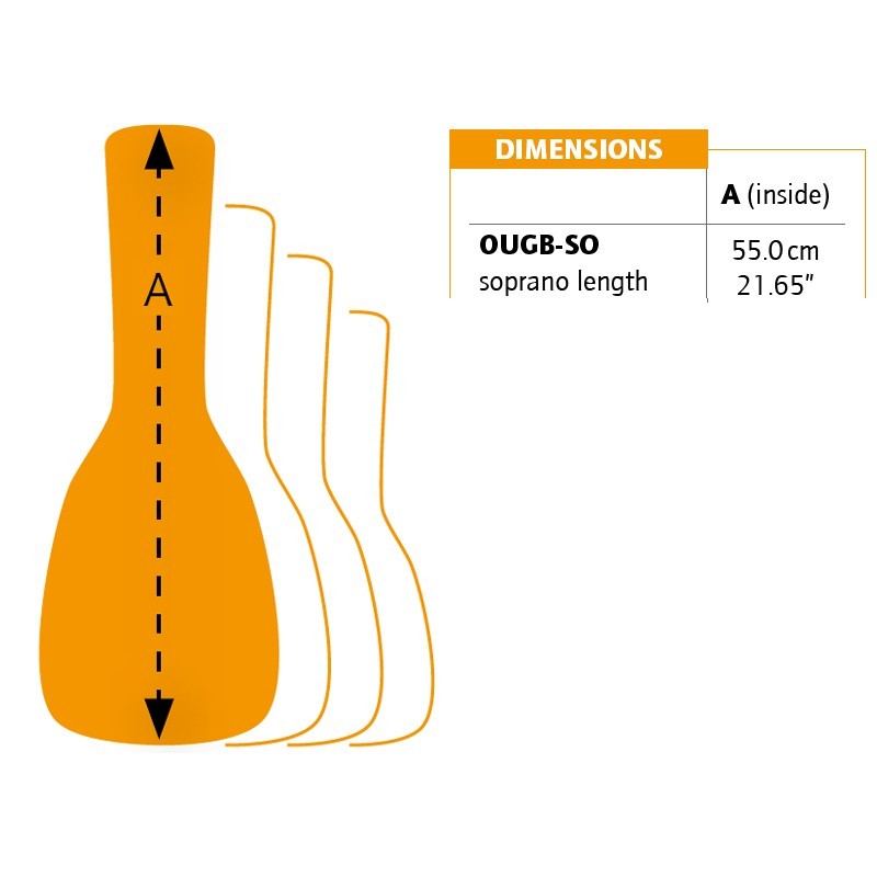 Ortega OUGB-SO - pokrowiec na ukulele sopranowe - 3