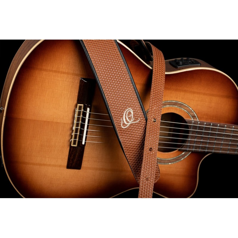 Ortega OSCU-5 - skórzany pasek do gitary - 4