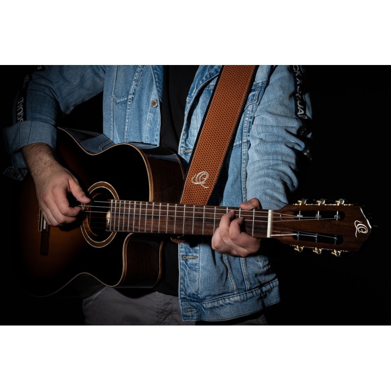 Ortega OSCU-5 - skórzany pasek do gitary - 5