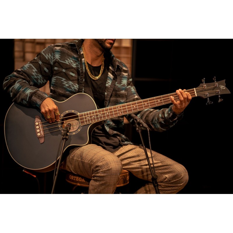 Ortega D7CE-SBK-4 - gitara basowa - 2
