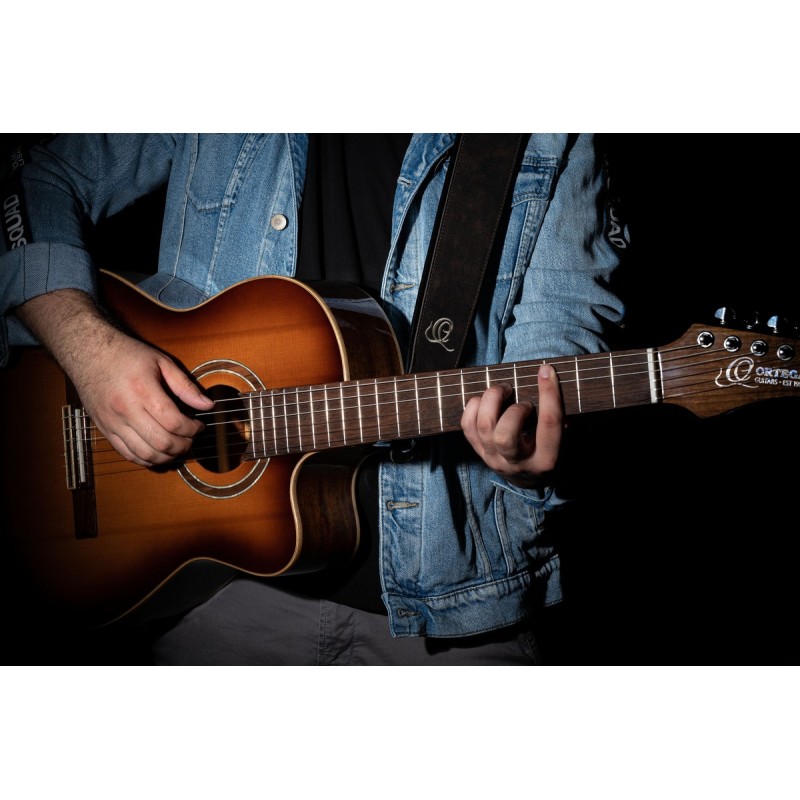 Ortega OSAR-2 - skórzany pasek do gitary - 4