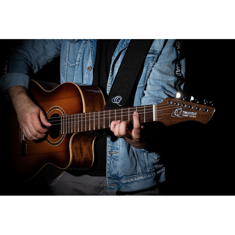 Ortega OSBY-1 - skórzany pasek do gitary - 5