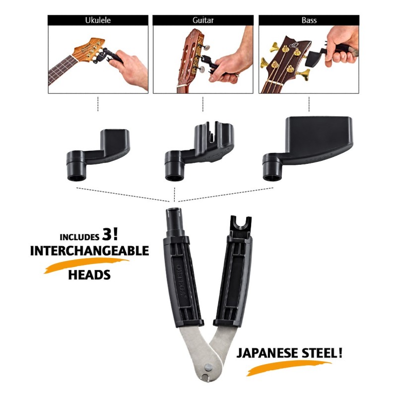 Ortega OSWC-3H - korbka do nawijania strun z obcinarką - 8