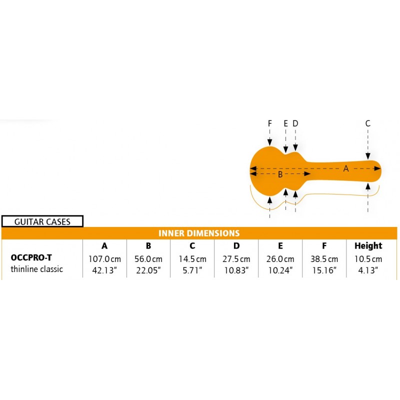 Ortega OCCPRO-T - futerał na gitarę klasyczną - 3