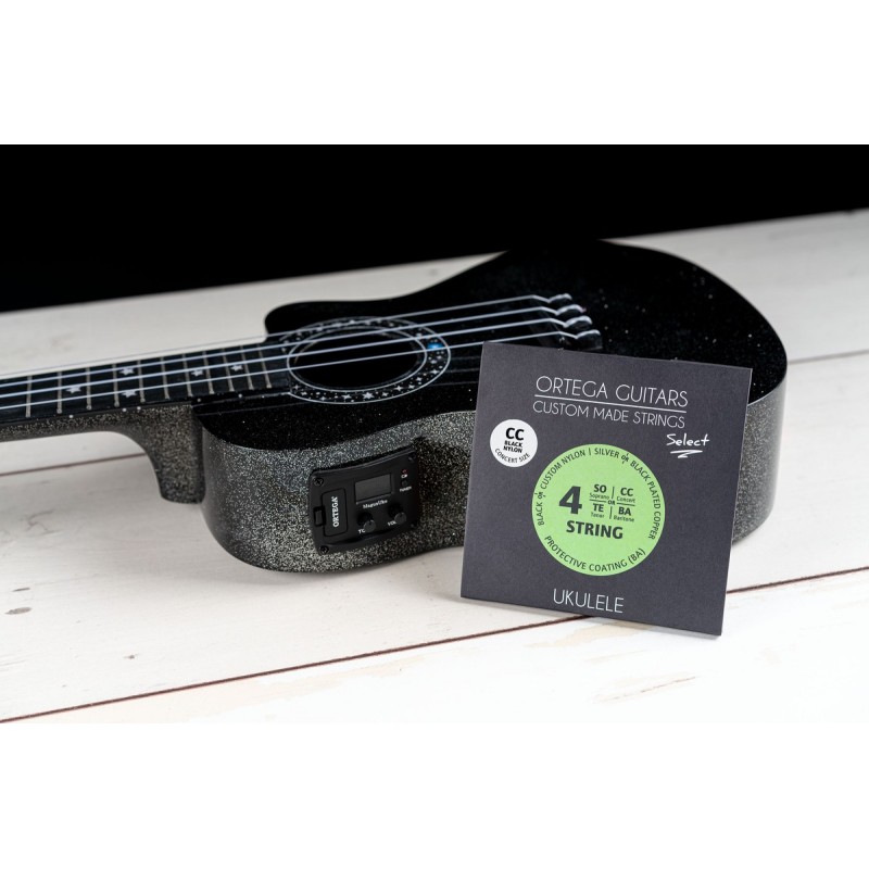 Ortega UKSBK-CC - struny do ukulele koncertowego (.024/.026) - 3