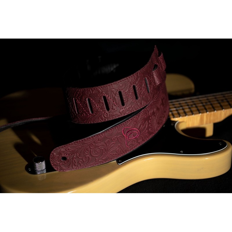 Ortega OSBY-5 - skórzany pasek do gitary - 6