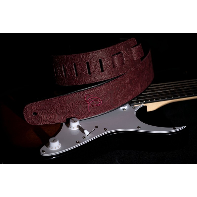 Ortega OSBY-5 - skórzany pasek do gitary - 7