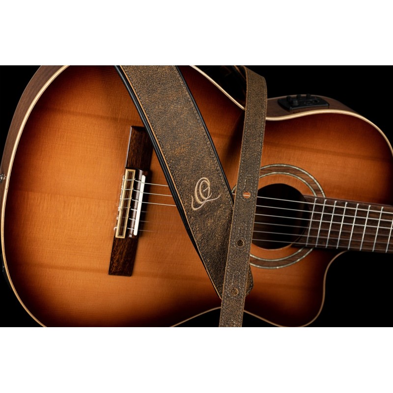 Ortega OSAR-3 - skórzany pasek do gitary - 4