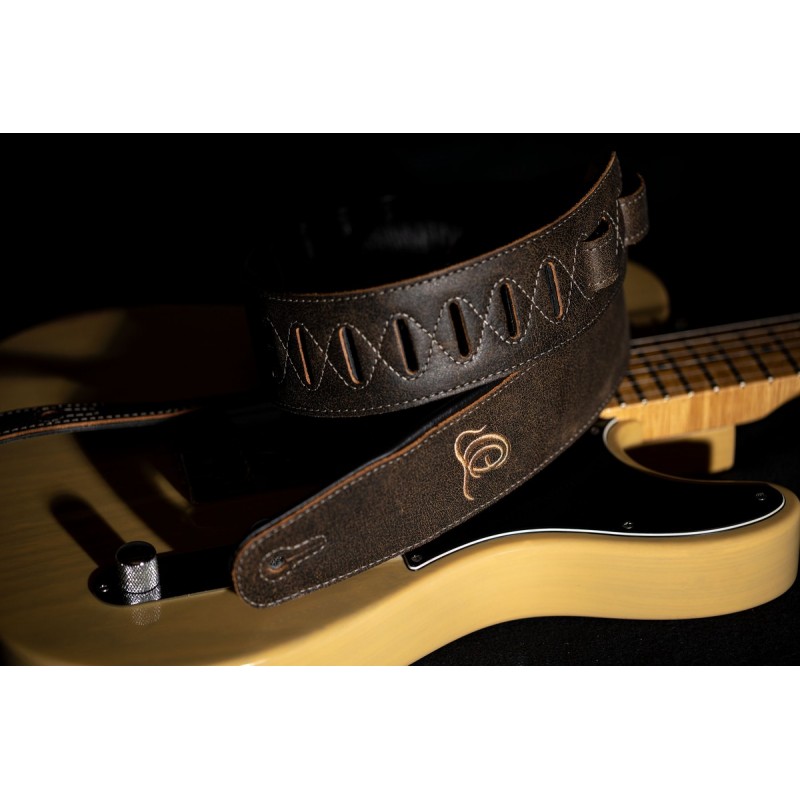 Ortega OSAR-3 - skórzany pasek do gitary - 6