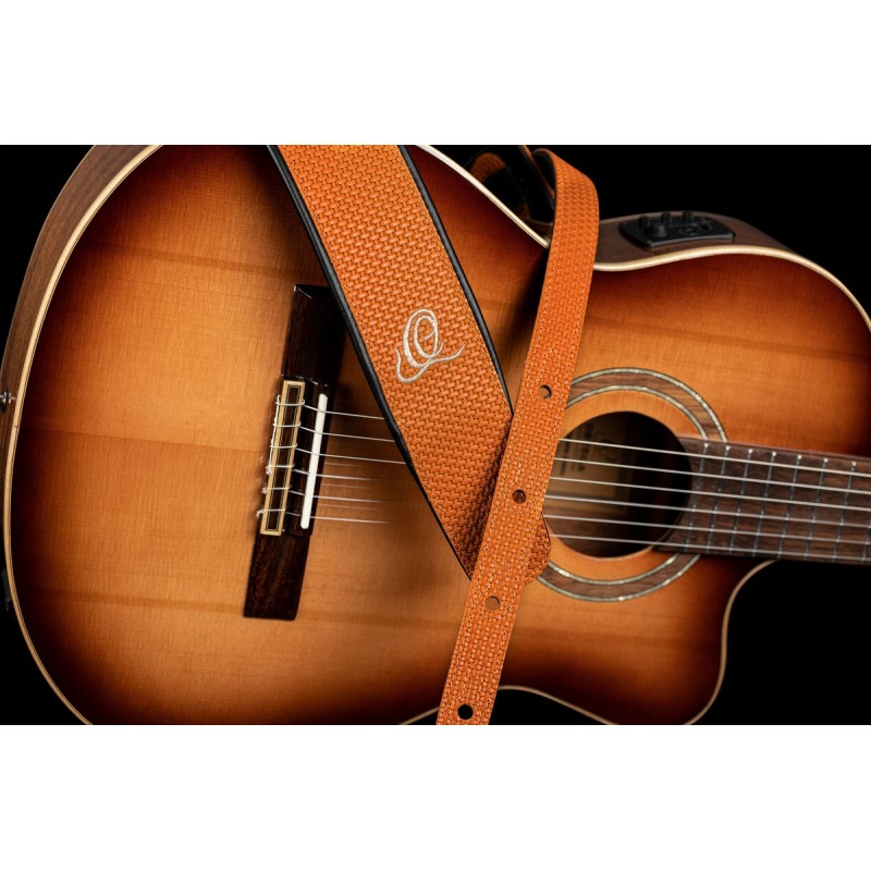 Ortega OSCU-6 - skórzany pasek do gitary - 4