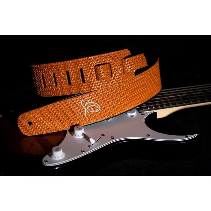 Ortega OSCU-6 - skórzany pasek do gitary - 7