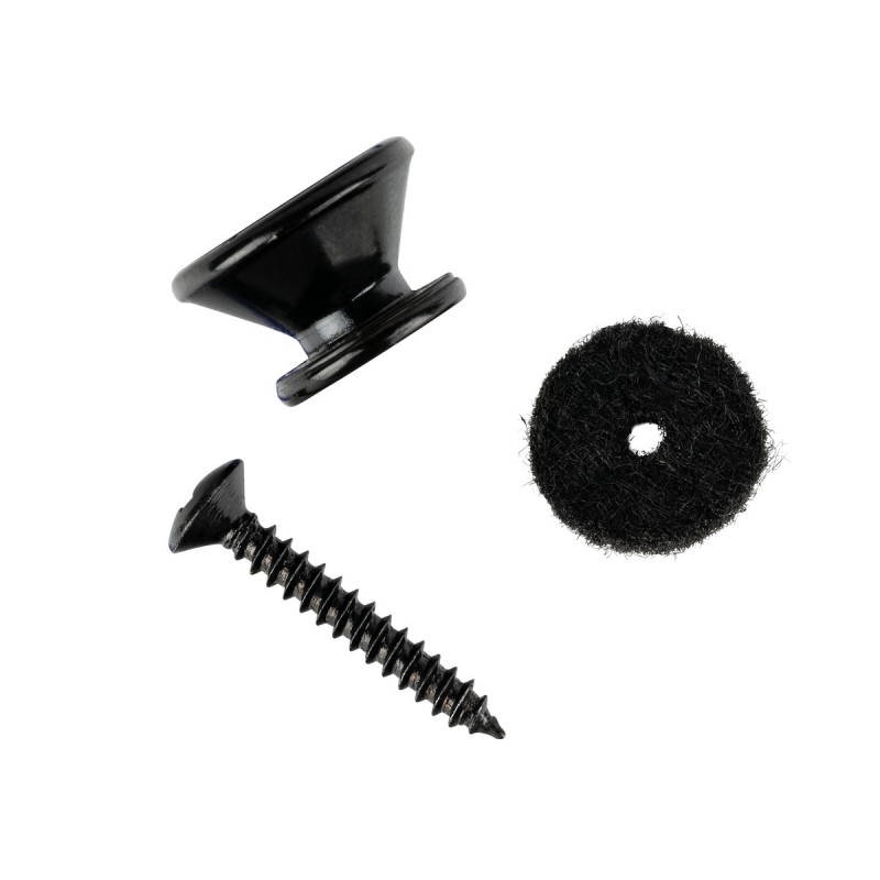 Ortega OSTP2-BK - zaczep do mocowania paska gitarowego - 1