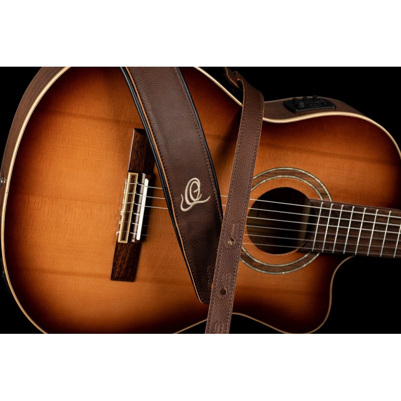 Ortega OSAR-5 - skórzany pasek do gitary - 5