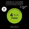 Ortega UKA-SO - struny do ukulele sopranowego (.024/.026) - 1