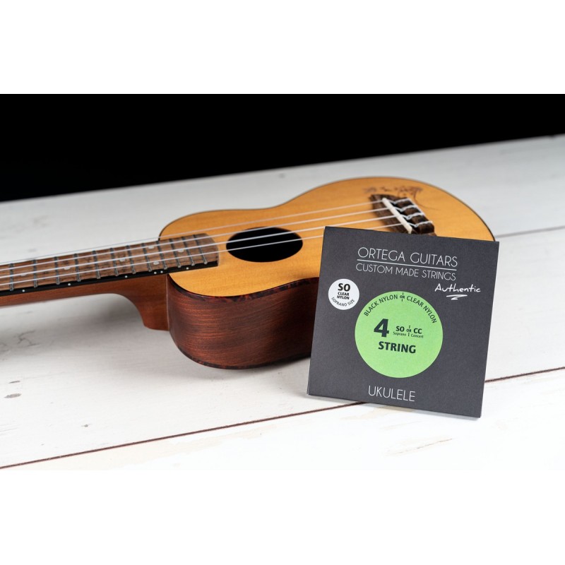 Ortega UKA-SO - struny do ukulele sopranowego (.024/.026) - 3