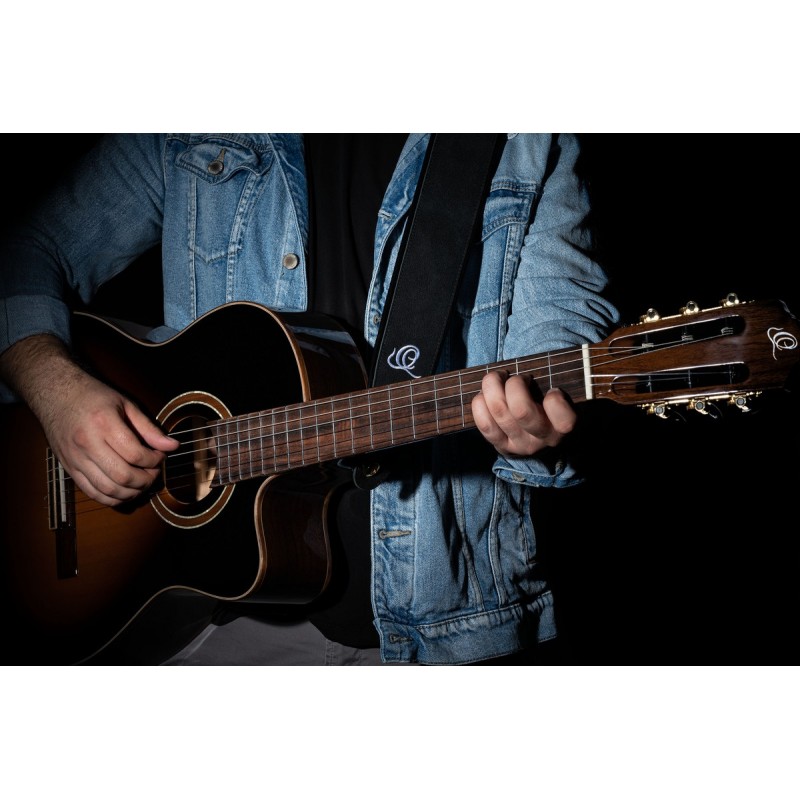 Ortega OSAR-1 - skórzany pasek do gitary - 5