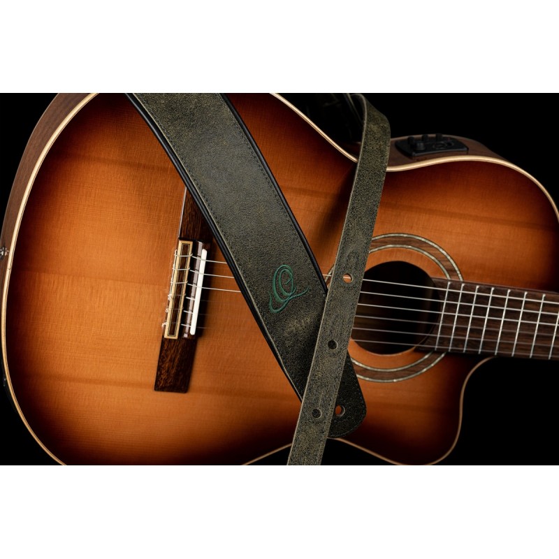 Ortega OSAR-4 - skórzany pasek do gitary - 4