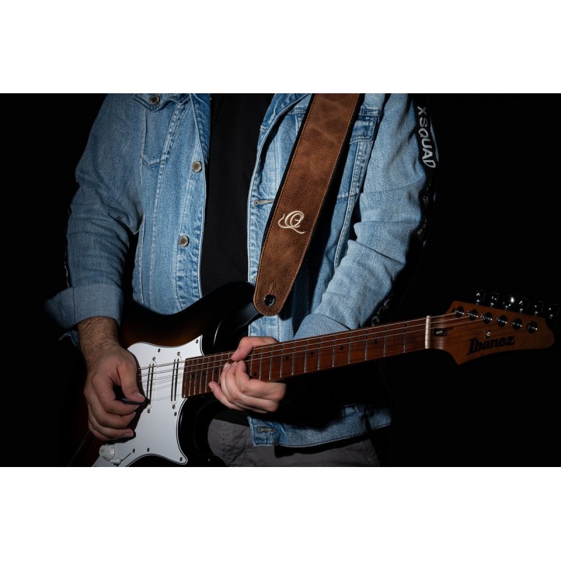 Ortega OSCL-7 - skórzany pasek do gitary - 5