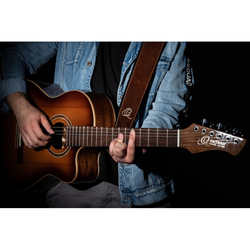 Ortega OSCU-2 - skórzany pasek do gitary - 5