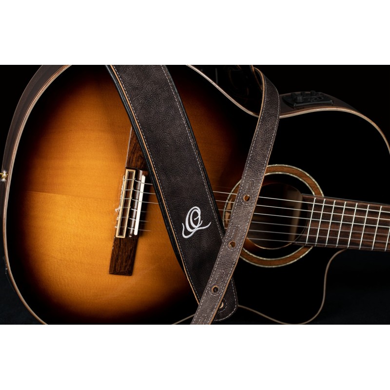 Ortega OSCL-1 - skórzany pasek do gitary - 4