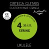 Ortega UKABK-CC - struny do ukulele koncertowego (.024/.026) - 1