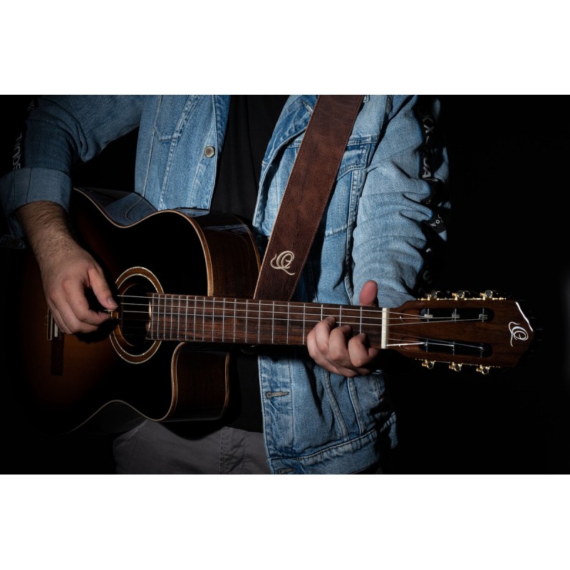 Ortega OSSU-20 - skórzany pasek do gitary - 4