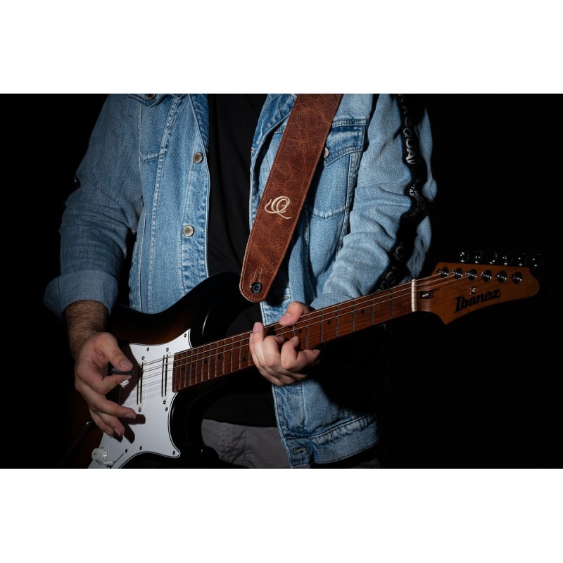 Ortega OSSU-30 - skórzany pasek do gitary - 4