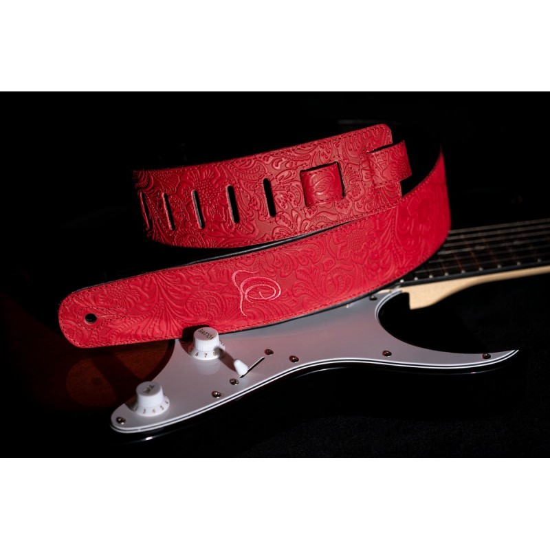 Ortega OSBY-3 - skórzany pasek do gitary - 7