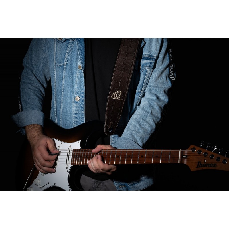 Ortega OSCU-1 - skórzany pasek do gitary - 5