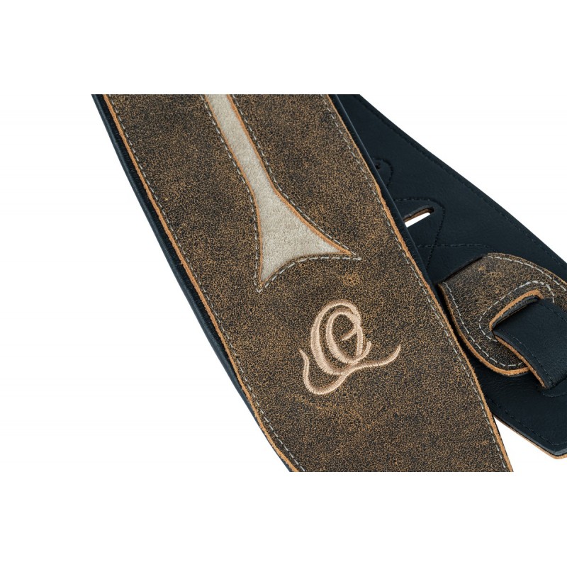 Ortega OSBS-3 - skórzany pasek do gitary - 3