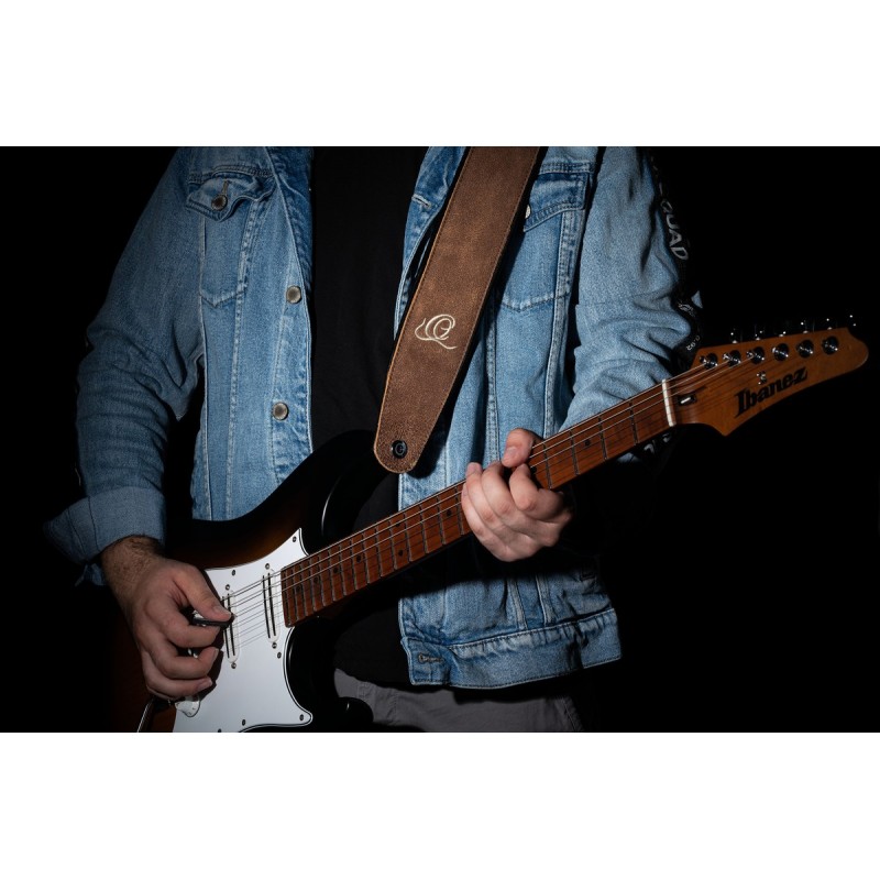 Ortega OSAR-7 - skórzany pasek do gitary - 5