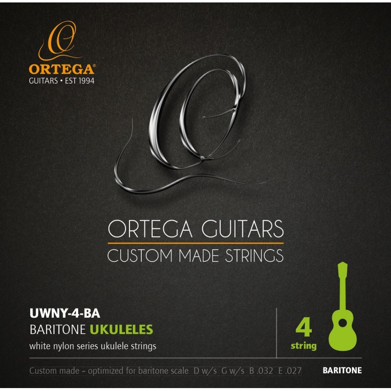 Ortega UWNY-4-BA - struny do ukulele barytonowego - 1