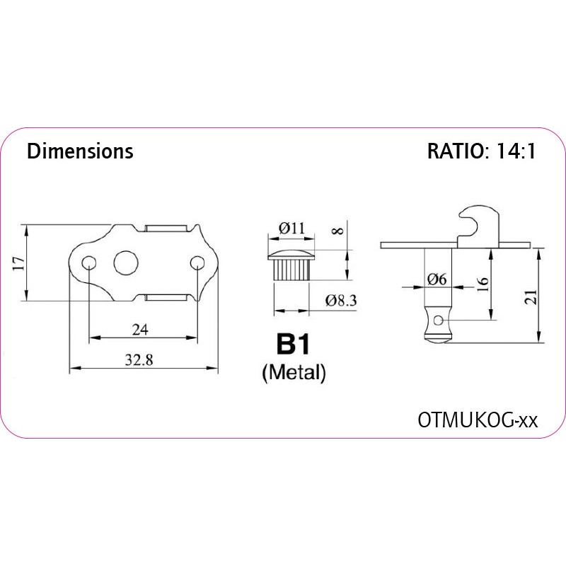 Ortega OTMUKOG-GO - maszyny do strojenia ukulele - 2